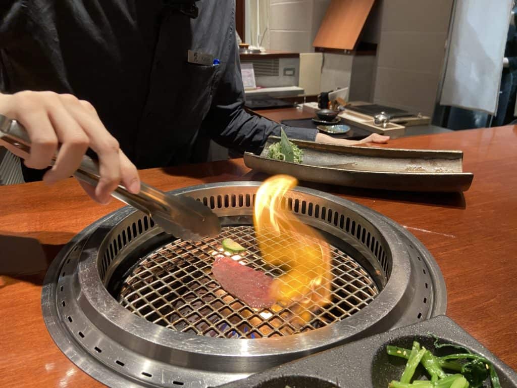 梵燒肉 台北頂級和牛燒肉餐廳 隱身在台北大安區豪宅裡的和牛燒肉餐廳 台北米其林餐盤 梵燒肉 和牛 33