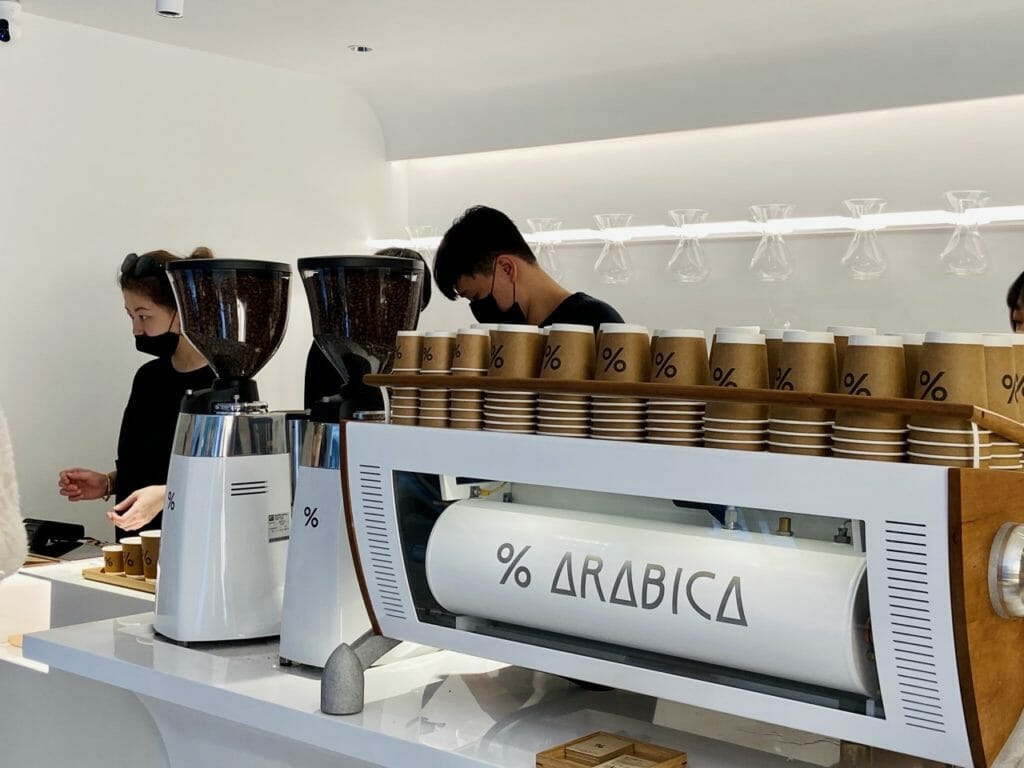 最新《%Arabica 台北象山店》菜單必喝京都拿鐵！不用去日本，來象山就能喝「%Arabica」咖啡！ 15